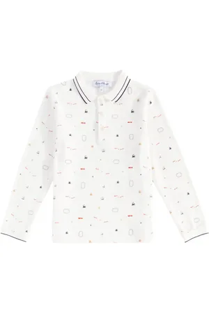 Tartine Et Chocolat Printed cotton polo shirt