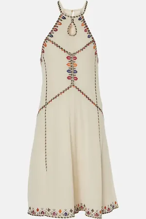 Isabel Marant Sammy cotton-blend minidress