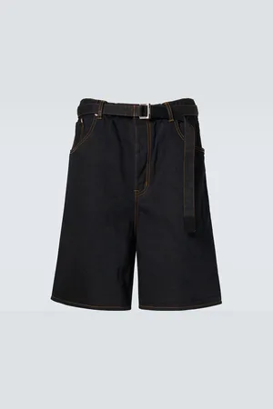 SACAI Denim Bermuda shorts