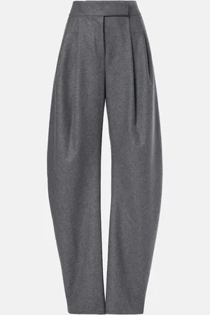 The Attico Gary wool-blend barrel-leg pants