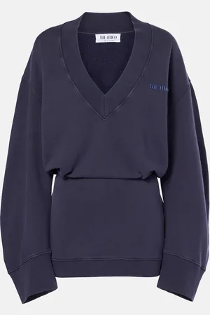 The Attico Cotton-blend fleece minidress