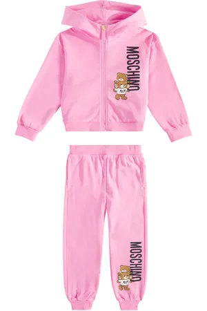 Moschino Teddy Bear cotton hoodie and sweatpants set