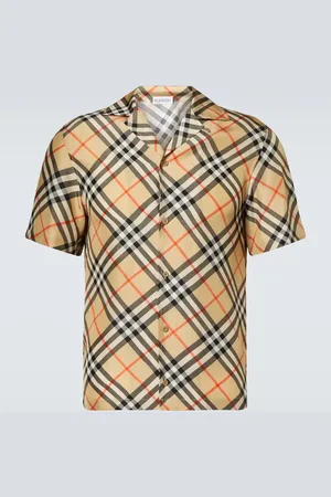 Burberry Check silk shirt