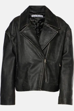 Acne Studios Leather biker jacket