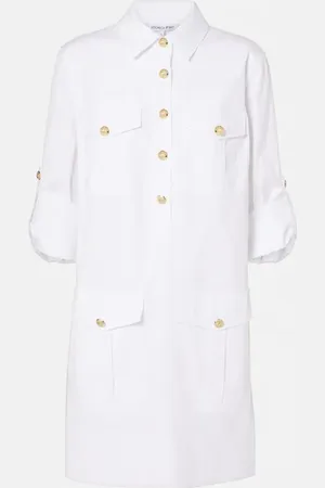 VERONICA BEARD Saude cotton-blend minidress