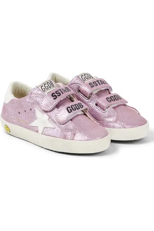 Golden Goose Old School metallic suede sneakers