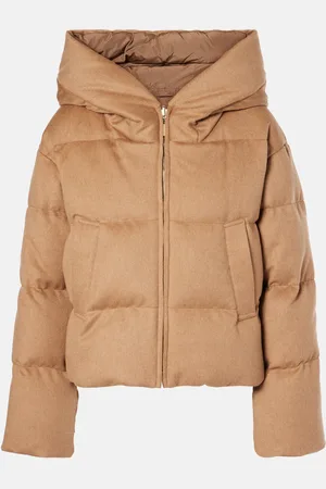 Max Mara The Cube Dalia camel hair down jacket