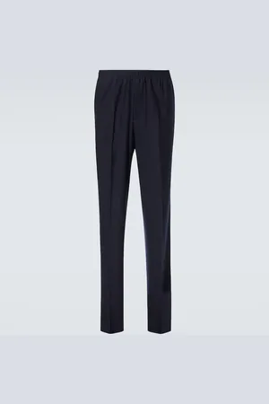 Loro Piana Jan wool and cashmere straight pants