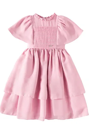 PATACHOU Pleated tiered dress
