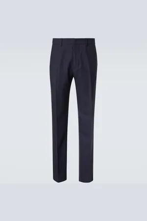 Ami Pleated virgin wool pants