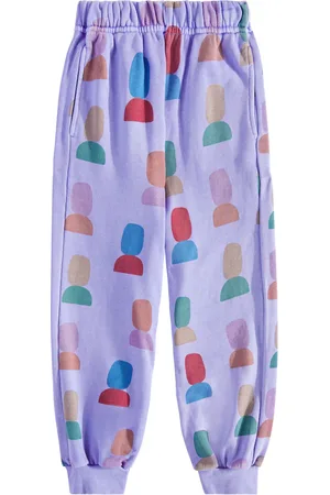 Jelly Mallow Printed cotton jersey sweatpants