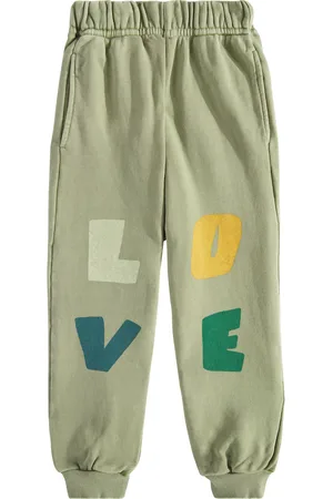 Jelly Mallow Printed cotton jersey sweatpants
