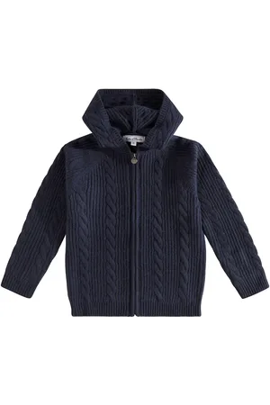 Tartine Et Chocolat Cable-knit zip-up cardigan