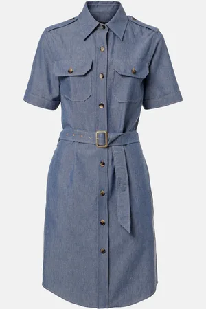 Loro Piana Annalisa chambray dress