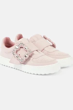 Roger Vivier Very Vivier embellished leather sneakers