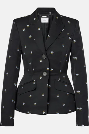 Erdem Tailored floral virgin wool blazer