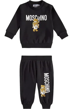 Moschino Baby cotton sweatshirt and pants set