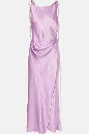 Acne Studios Satin midi dress