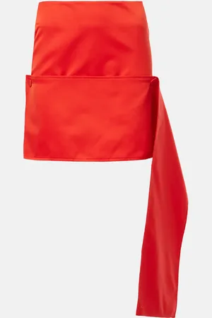 Plan C Satin miniskirt