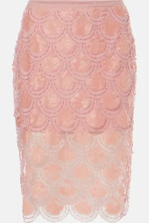 ROTATE Sequined miniskirt