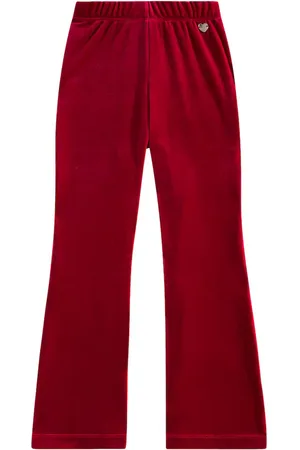 MONNALISA Chenille straight pants