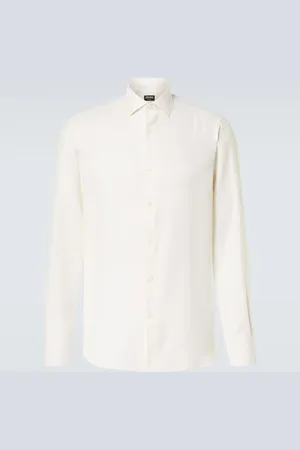 Ermenegildo Zegna Cashco cotton and cashmere shirt