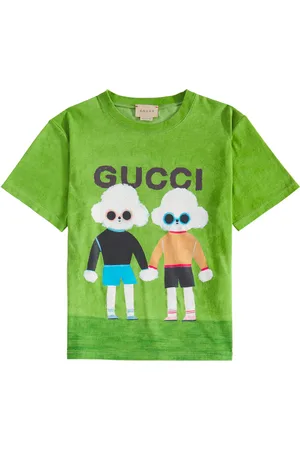 Gucci Logo printed cotton jersey T-shirt