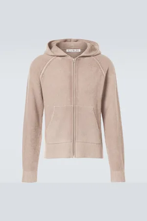 Acne Studios Wool, cotton and cashmere zip-up hoodie