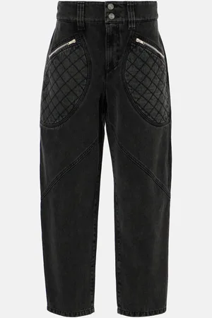 Isabel Marant Catarina panelled tapered jeans