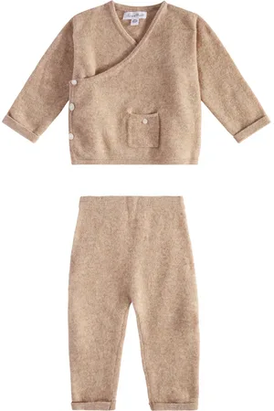 Tartine Et Chocolat Baby wool cardigan and pants