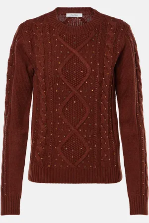 Max Mara Onde cable-knit wool and cashmere sweater
