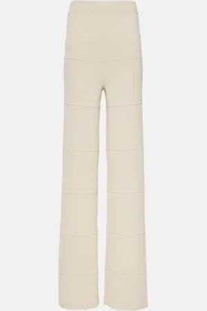 Joseph Knitted high-rise wide-leg pants