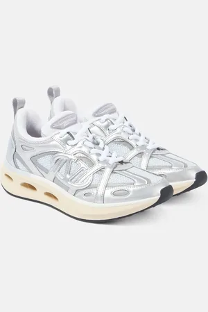 VALENTINO GARAVANI VLogo Easyjog leather-trimmed sneakers