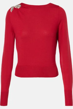 Erdem Embellished wool sweater