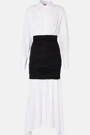 Staud Ellis cotton shirt dress