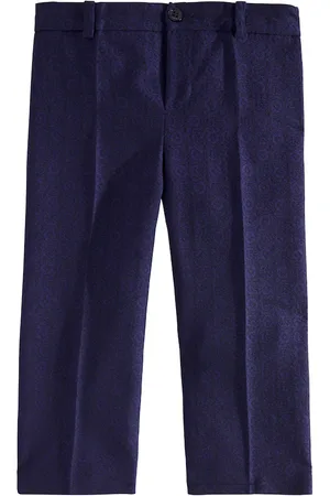 Gucci Baby Double G wool flannel pants