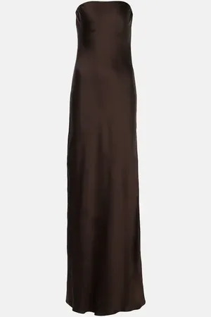 Norma Kamali CrÃªpe satin gown