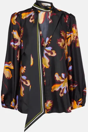 Dorothee Schumacher Printed silk twill top