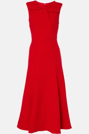 Roland Mouret Wool crÃªpe midi dress