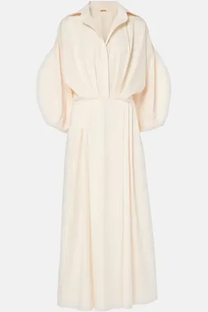 JOHANNA ORTIZ Cotton poplin shirt dress