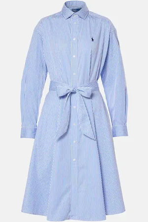 Ralph Lauren Striped cotton poplin shirt dress