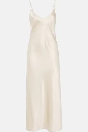Joseph Clea silk satin slip dress