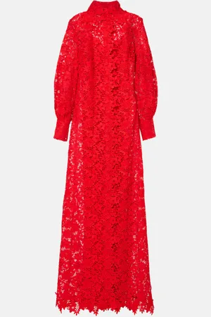Safiyaa Salma lace belted shirt dress