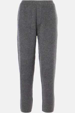 Lisa Yang Sonya mid-rise cashmere straight pants