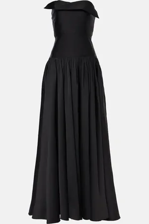 Roland Mouret Strapless silk-blend taffeta gown