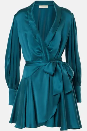 ZIMMERMANN Silk wrap dress