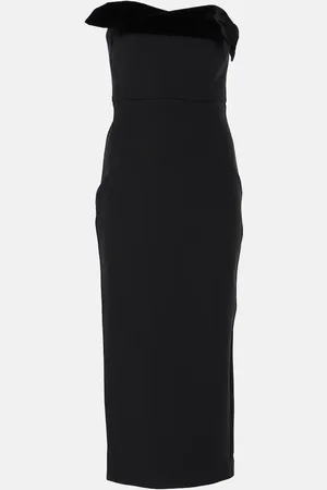 Roland Mouret CrÃªpe bustier dress