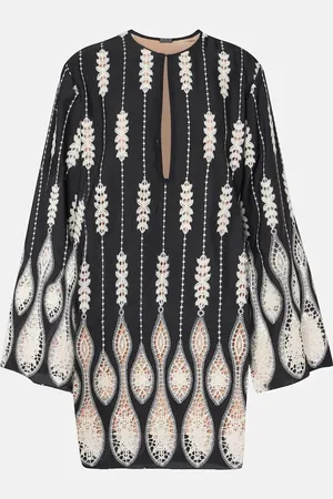 JOHANNA ORTIZ Embroidered minidress