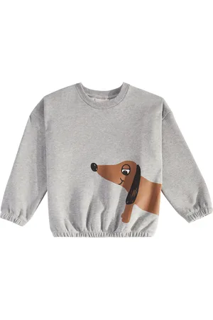 Mini Rodini Dog printed cotton jersey sweatshirt
