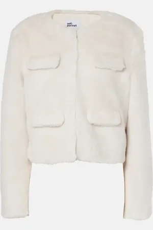 Self-Portrait Faux shearling jacket